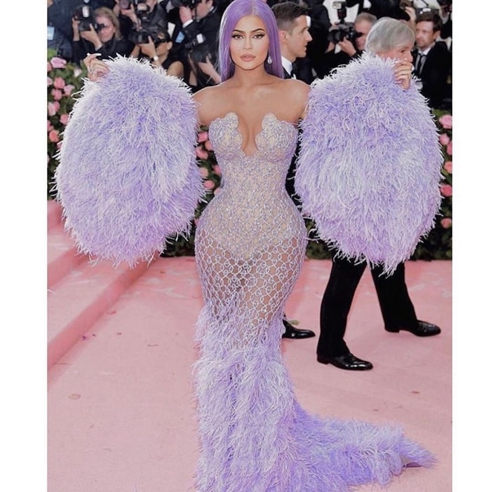 Kylie Jenner's Met Gala 2019 look.