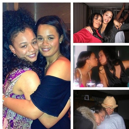 A picture of Kyla Wayans with her sister Cara Mia Wayans.