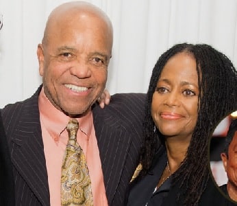 A picture of Hazel Gordy with her father Berry Gordy.