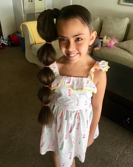 A picture of Eloise Joni Richards who is the youngest and adopted child of Denise Richards.