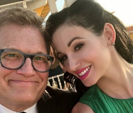 Amie Hardwice with her ex-fiancee Drew Carey.