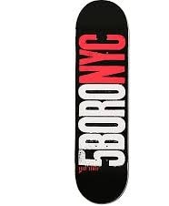 Picture of 5Boro letterpress logo skate.