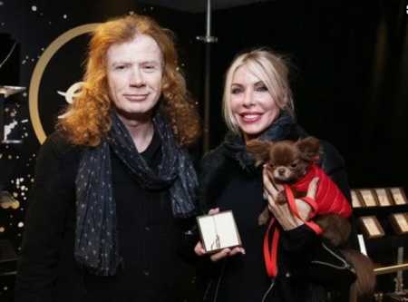 Pamela Anne Casselberry and Dave Mustaine Attending an Award Function