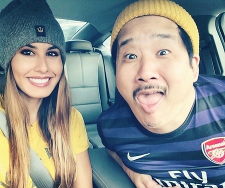 Steve Lee's Brother Bobby Lee and his wife Khalyla Kuhn.