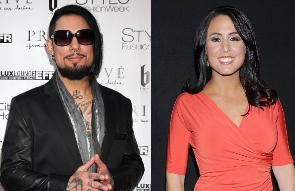 Andrea Tantaros and her boyfriend Dave Navarro who was an Ex-Red Hot Chilli Peppers band-member.