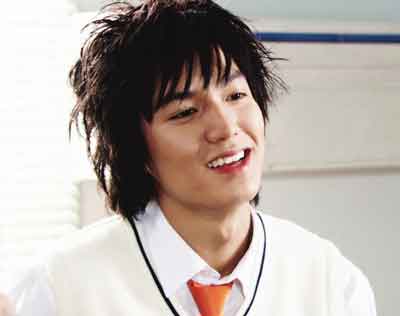 Lee min Ho in high school uniform in his role for Secret Campus