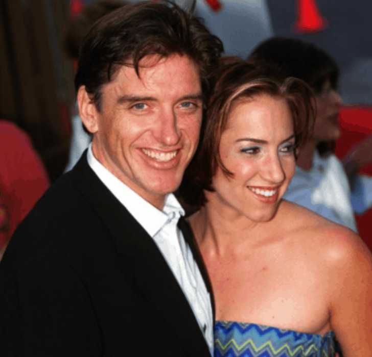 Picture of Craig Ferguson and his second wife Sascha Corwin posing for a photo.