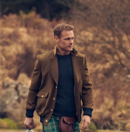 While studying at RSAMD, Sam Heughan took a break to focus on a play called "Outlying Islands" by Scottish playwright David Greig.