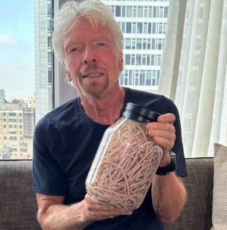 Clare Sarah Branson's father, Richard Branson, reached a peak net worth of $3 billion.