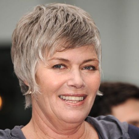 Kelly McGillis posing for a photo shoot.