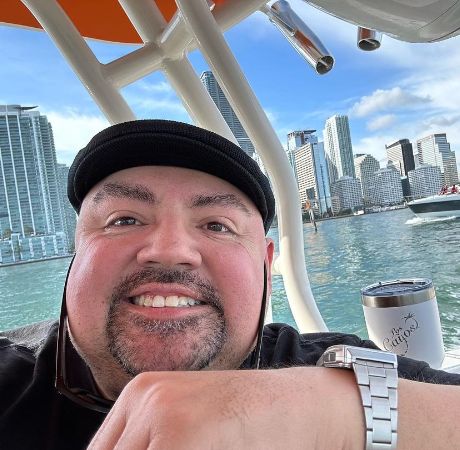 Gabriel Iglesias celebrating the weekend in Miami.