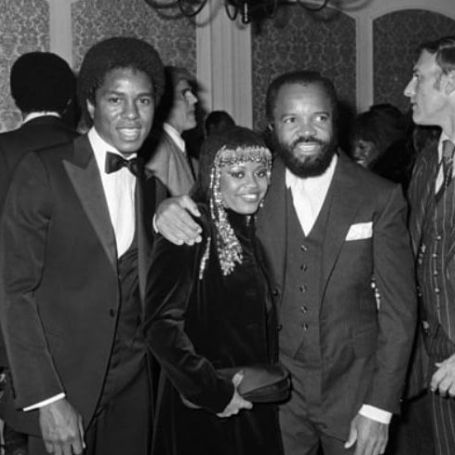 Jermaine Jackson jr, father, Jermaine Jackson sr with his ex-wife, Berry Gordy.