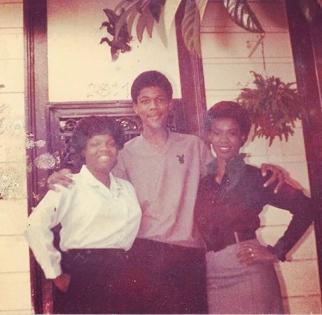 Yulanda Wilkins with her siblings. 