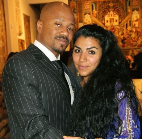 Jermaine Jackson Jr with his girlfriend, Asa Soltan Ralmati.