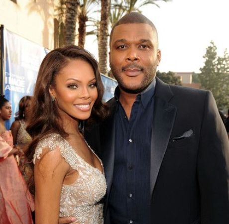 Tyler Perry with his ex-wife.