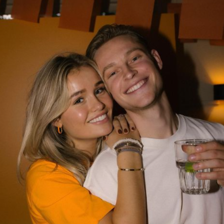 Mikky Kiemeney and Frenkie de Jong have been in a relationship since their high school days. 