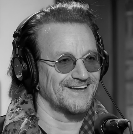 Jordan Hewson's father, Bono, is an iconic figure in the world of music and activism.