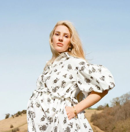 Ellie Goulding, the singer, had her first child on April 29, 2021.