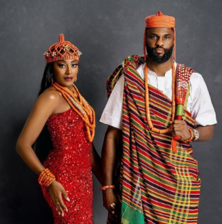 The day after the welcome party, on November 16, was Chiney Ogwumike and Ethasor Raphael Akpejiori's traditional Nigerian wedding.