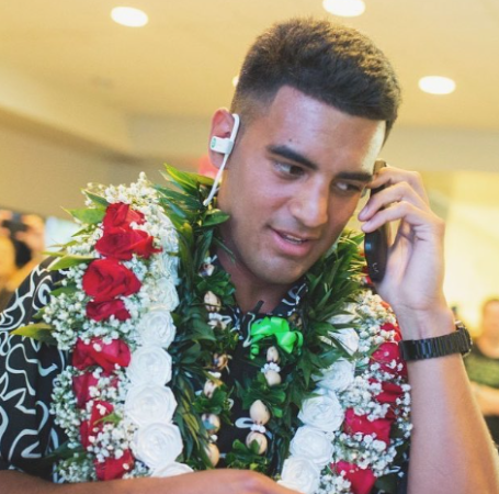 Marcus Mariota's wife Kiyomi Cook hails from Oregon.